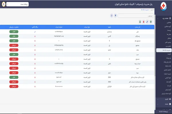 مدیریت بانک