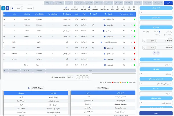 آمار و گزارش‌های پیشرفته